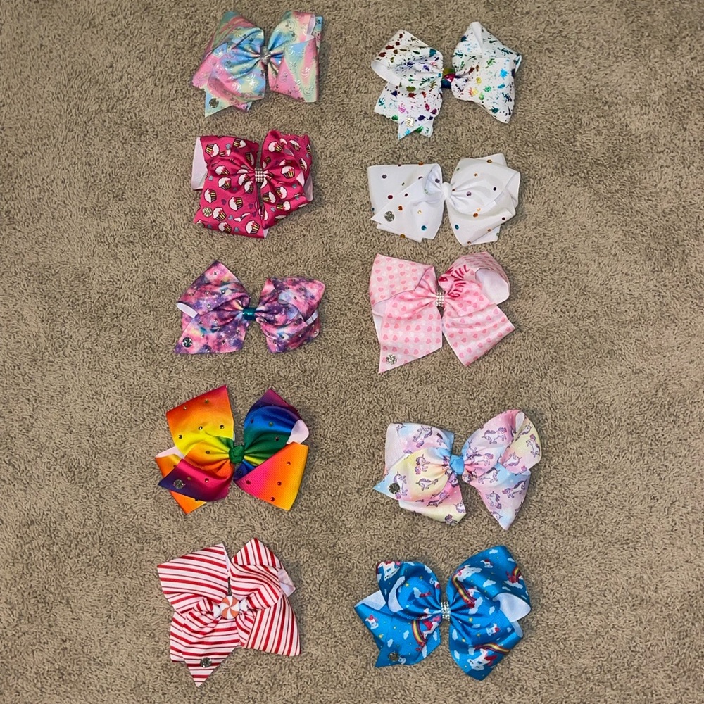 10 Large Jojo Siwa Bows